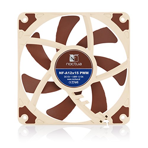 Noctua A12x15 PWM 55.44 CFM 120 mm Fan