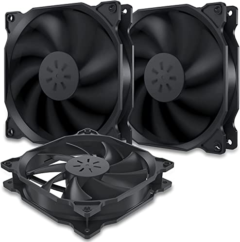 upHere 12BK3-3-USA OU3 38 CFM 120 mm Fans 3-Pack