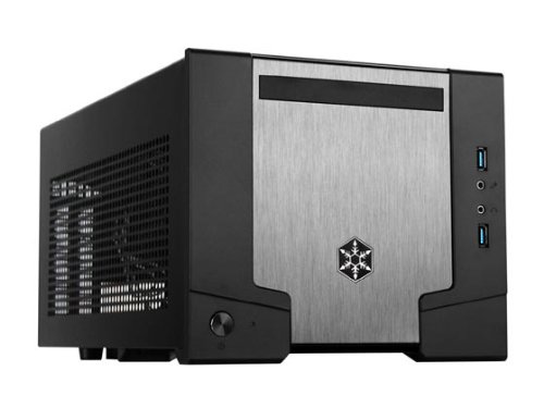 Silverstone SG07B-USB3.0 Mini ITX Desktop Case w/600 W Power Supply