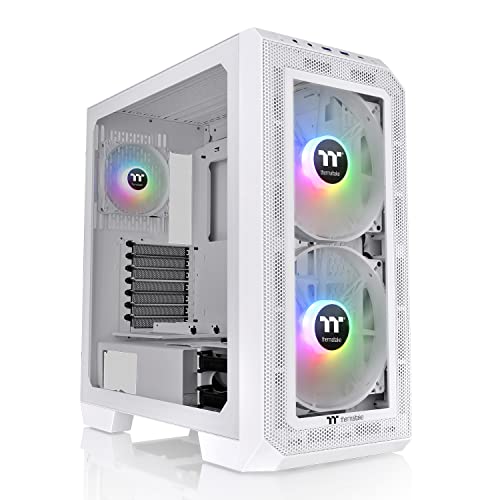 Thermaltake View 300 MX Snow TG ARGB ATX Mid Tower Case