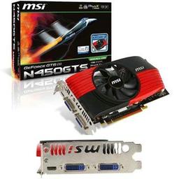 MSI N450GTS-M2D1GD5 GeForce GTS 450 1 GB Graphics Card