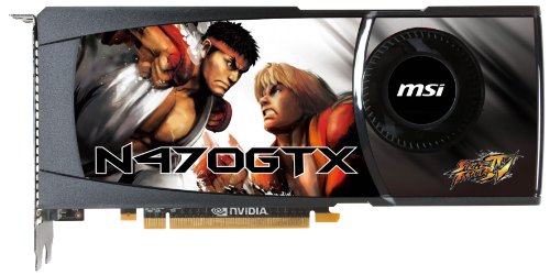 MSI N470GTX-M2D12-B GeForce GTX 470 1.25 GB Graphics Card