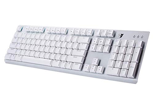 Tesoro Gram Spectrum (White w/Red Switches) RGB Wired Gaming Keyboard