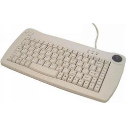 Adesso ACK-5010PW Wired Mini Keyboard With Trackball