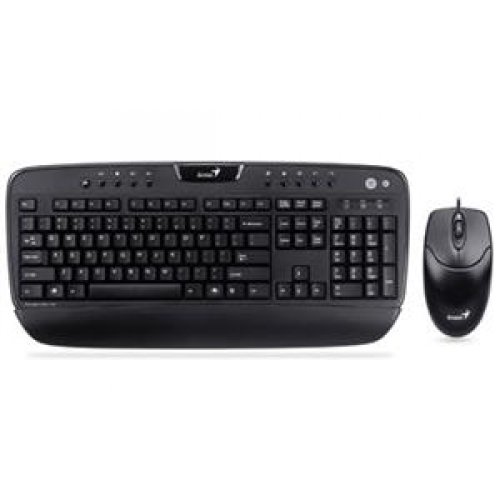 Genius 31330185100 Wired Standard Keyboard With Optical Mouse