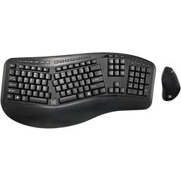 Kodak TRUFORM 1500 Wireless Ergonomic Keyboard With Optical Mouse