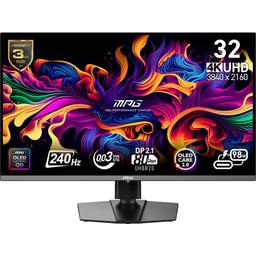 MSI MPG 322URX QD-OLED 32.0" 3840 x 2160 240 Hz Monitor