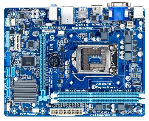 Gigabyte GA-H61M-USB3H Micro ATX LGA1155 Motherboard