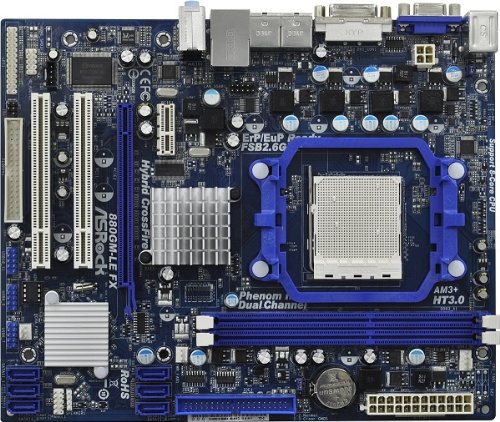 ASRock 880GM-LE FX Micro ATX AM3+ Motherboard