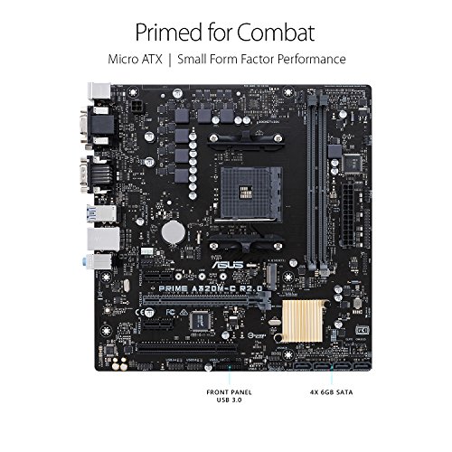 Asus PRIME A320M-C R2.0 Micro ATX AM4 Motherboard