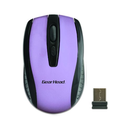 Gear Head MP2425PUR Wireless Optical Mouse