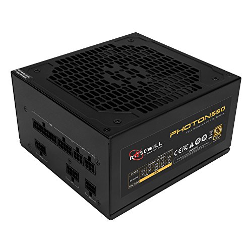 Rosewill PHOTON-550 550 W 80+ Gold Certified Fully Modular ATX Power Supply