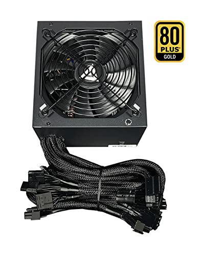 Apevia ATX-PR850W PCIE5.0 850 W 80+ Gold Certified ATX Power Supply