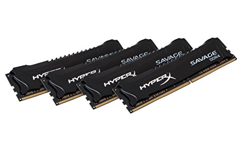 Kingston HyperX Savage 16 GB (4 x 4 GB) DDR4-3000 CL15 Memory