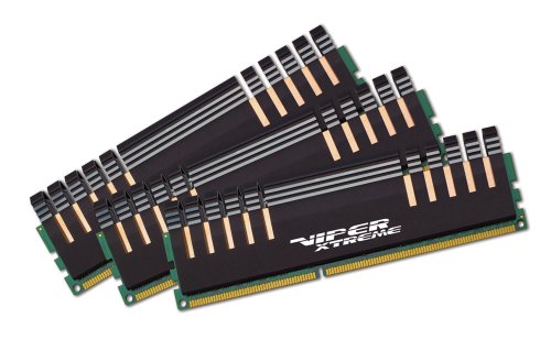 Patriot Viper Xtreme 6 GB (3 x 2 GB) DDR3-1600 CL8 Memory
