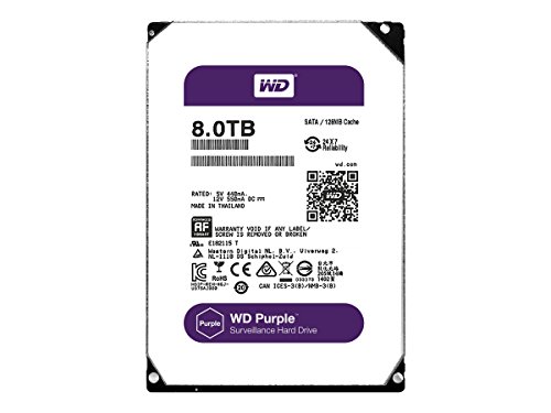 Western Digital Purple 8 TB 3.5" 5400 RPM Internal Hard Drive