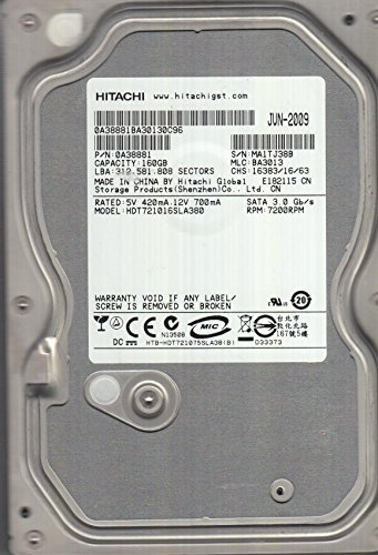 Hitachi 7K1000.B 160 GB 3.5" 7200 RPM Internal Hard Drive