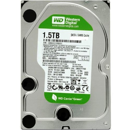 Western Digital Caviar Green 1.5 TB 3.5" 7200 RPM Internal Hard Drive